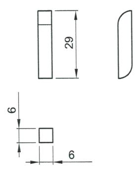 Paßfeder FL