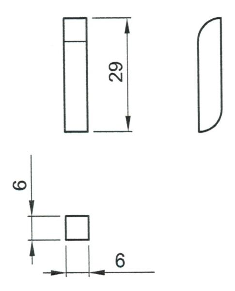 Paßfeder FL